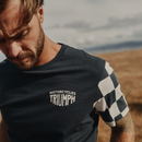 Triumph Mens Preston Black & Bone T Shirt