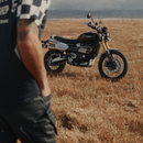 Triumph Mens Preston Black & Bone T Shirt