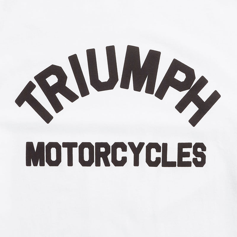 Triumph Mens Ditchling T Shirt - White