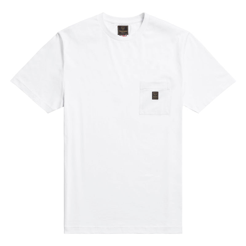 Triumph Mens Ditchling T Shirt - White