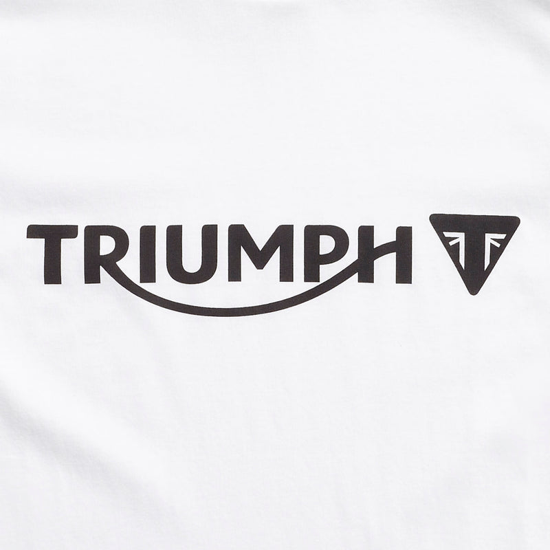 Triumph Mens Cartmel White & Black T Shirt