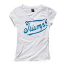 Triumph Ladies Script Logo T Shirt