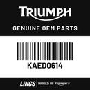 Bolt, Flanged, M6 x 1 (KAED0614) barcode