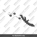 Nut U Flanged, M8 x 1.25 x HT8.5 x Brt (LCL00004)