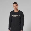 Triumph Mens Bettmann Black Long Sleeve Waffle Top
