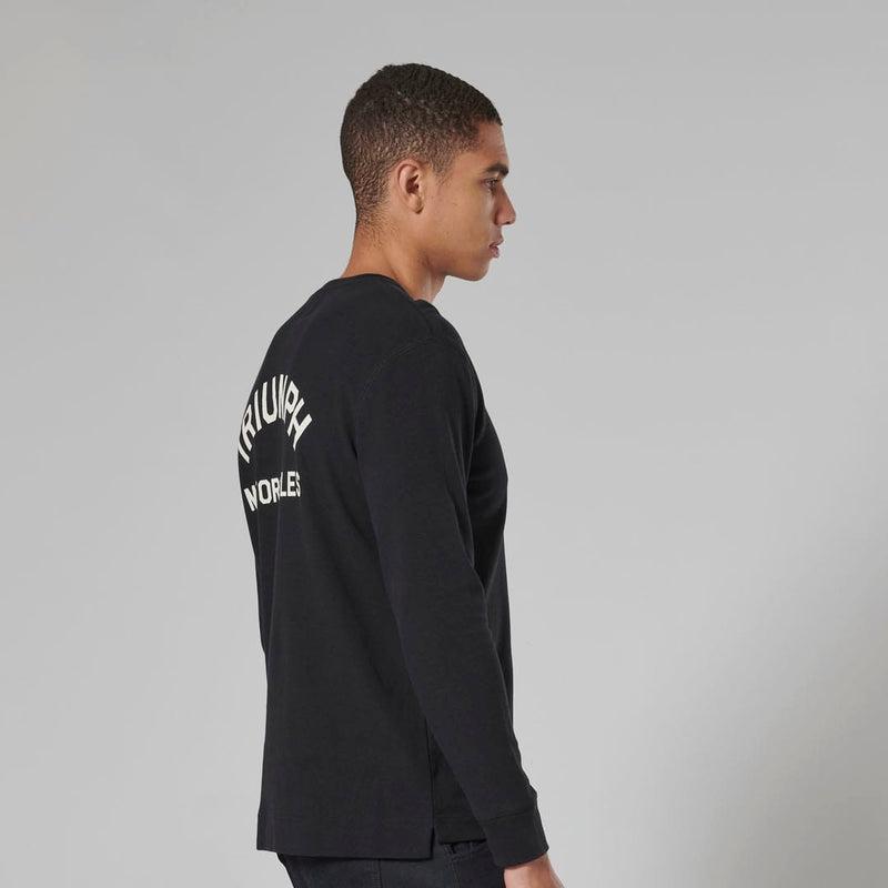 Triumph Mens Dean Long Sleeved Waffle Top