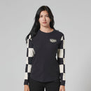 Triumph Ladies Nikki Black & Bone Long Sleeved Top