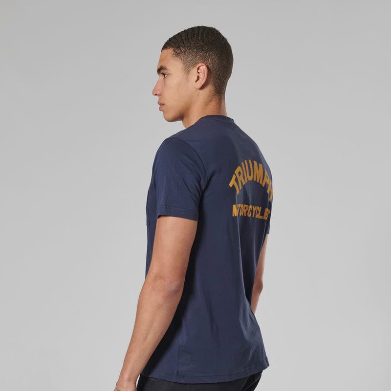 Triumph Mens Ditchling T Shirt - Navy