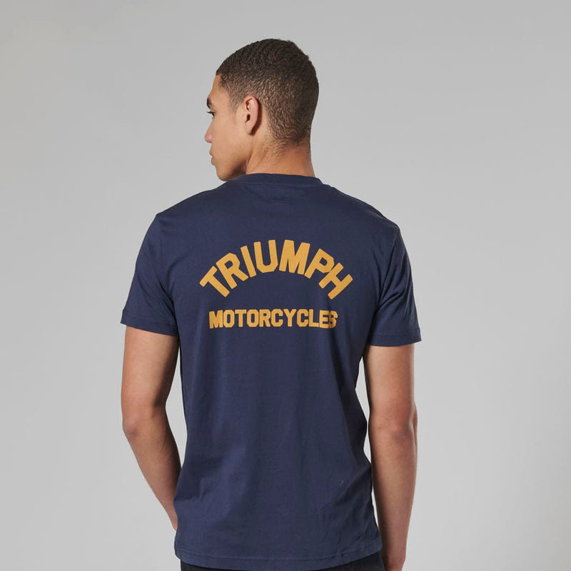 Triumph Mens Ditchling T Shirt - Navy