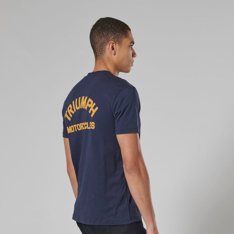 Triumph Mens Ditchling T Shirt - Navy