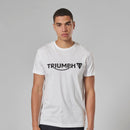 Triumph Mens Cartmel White & Black T Shirt