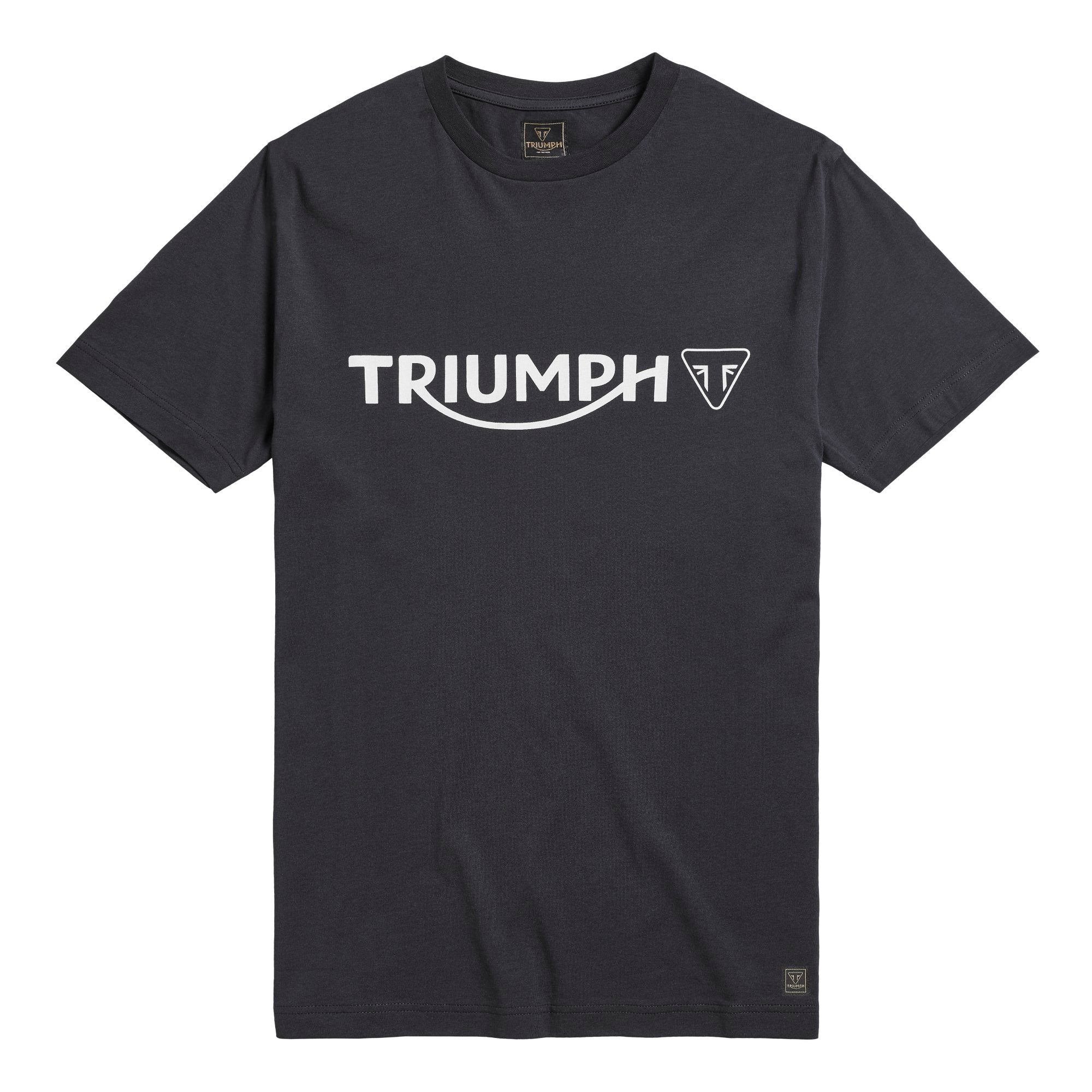 Triumph Mens Cartmel Jet Black & Bone T Shirt