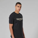 Triumph Mens Cartmel Jet Black & Bone T Shirt