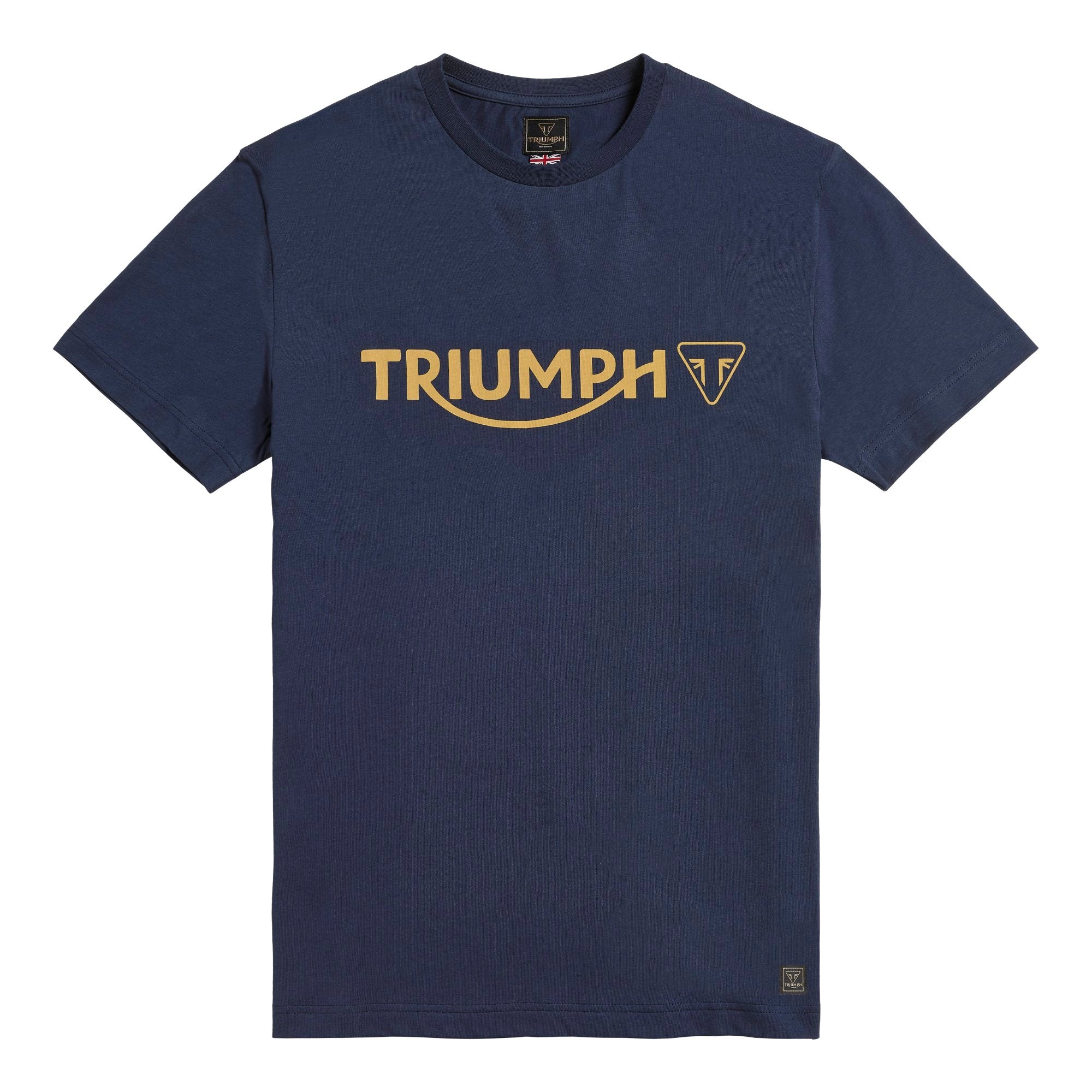 Triumph Mens Cartmel Black Iris & Gold T Shirt