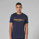 Triumph Mens Cartmel Black Iris & Gold T Shirt