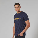 Triumph Mens Cartmel Black Iris & Gold T Shirt