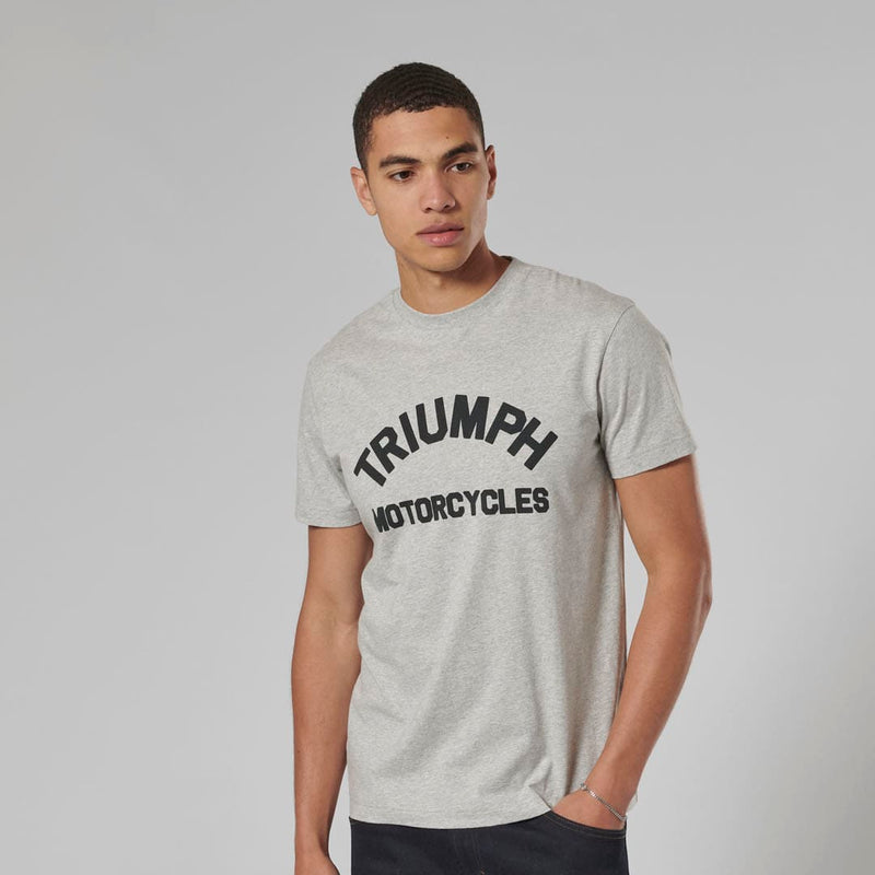 Triumph Mens Burnham T Shirt - Grey