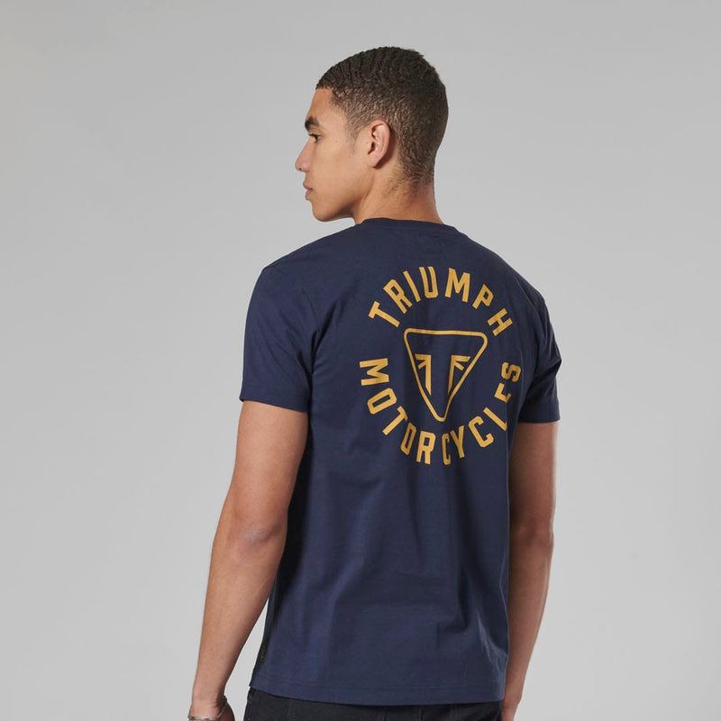 Triumph Mens Newlyn T Shirt - Navy