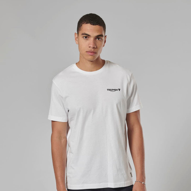 Triumph Mens Earling White T Shirt