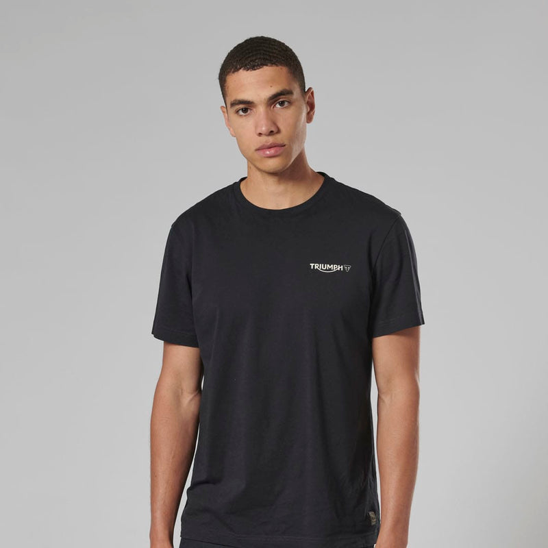 Triumph Mens Earling Black T Shirt