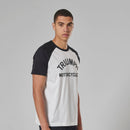 Triumph Mens Saltern White & Black T Shirt