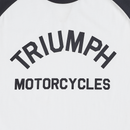 Triumph Mens Saltern White & Black T Shirt