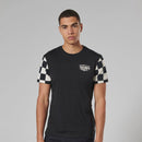 Triumph Mens Preston Black & Bone T Shirt
