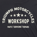 Triumph Mens Preston Black & Bone T Shirt