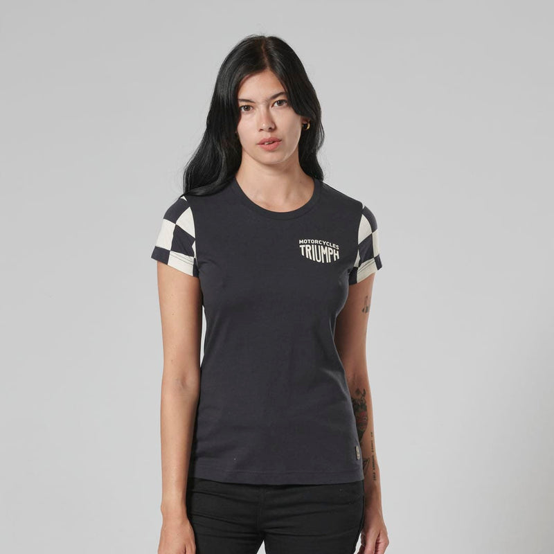 Triumph Ladies Marie Black & Bone T Shirt