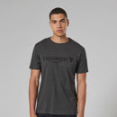Triumph Mens Cartmel Black Marl & Black T Shirt