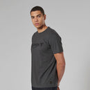 Triumph Mens Cartmel Black Marl & Black T Shirt