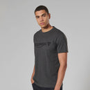 Triumph Mens Cartmel Black Marl & Black T Shirt
