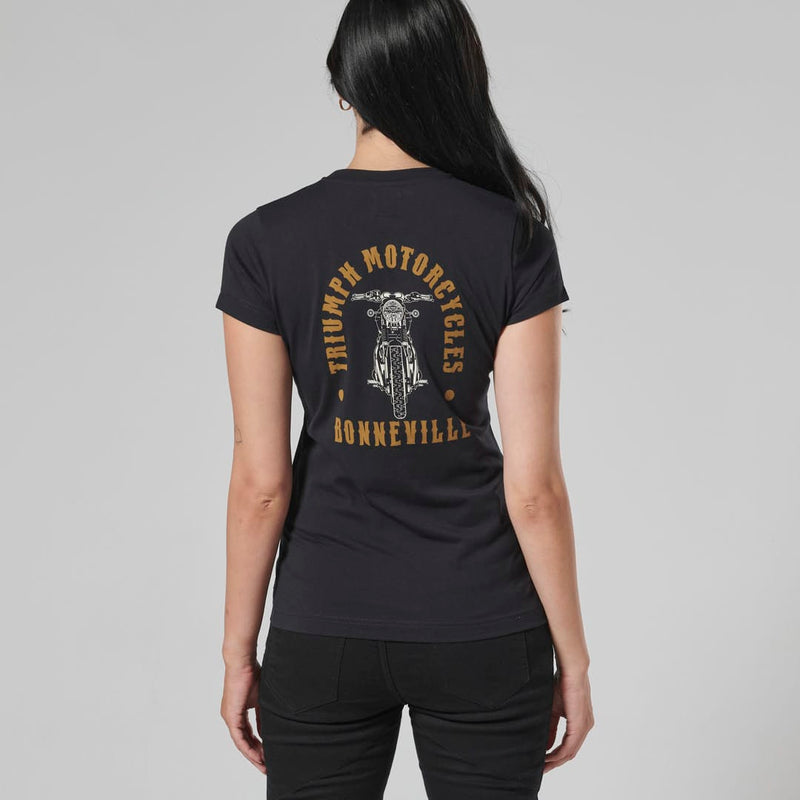 Triumph Ladies Bonneville T120 Black T Shirt