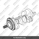 Crankshaft Assy, 3 Cyl (T1101011)