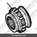 Sprocket, Crankshaft, 17T (T1141067)