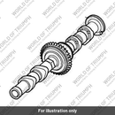Assy, Camshaft, Ex, Decompressor, BB (T1145214)