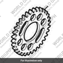 Sprocket, Camshaft, 34T (T1149955)