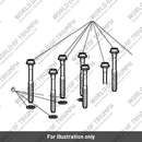 Bolt, M12 x 110, T55 (T1151105)