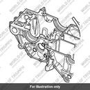 Crankcase Kit, Blk/Chrome (T1160157)