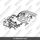 Crankcase Kit, Slv, B & Laq (T1160159)