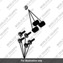 Bolt, Hex Head, M6 x 25 (T1172600)