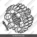 Gear, 3rd & 4th, Input (T1180032)