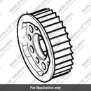 Output Pulley 28T, 32mm Belt (T1180199)