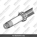 Gearbox Shaft, Input & 1st, 16T (T1180558)