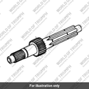 Input shaft and gear (T1180595)