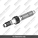 Input shaft and gear (T1180610)