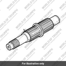 Output Shaft, 5 Speed, Chain (T1187023)