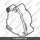 Oil Pump, Axial Mount, Spotfaced (T1210607)