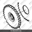 Gear, Alternator Drive, 33T (T1220760)