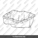 Sump, Machined, Black (T1230278)